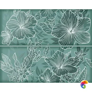 Панно 50.5*40.2 ELISSA MARE FIORE 1c  (2шт)