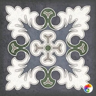 Плитка SMALTO DECOR 1 BLU 15*15