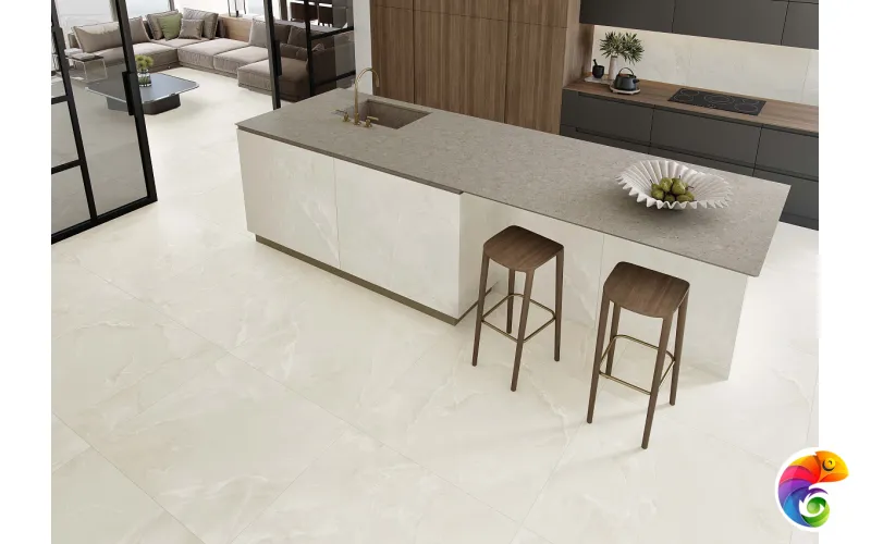 P.E. PUL. SCARLET SOFT IVORY 100X100 RECT.