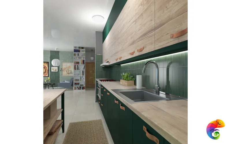 Плитка 31.5*63 CARNAVAL VERDE 49