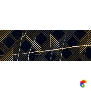 Декор 24,2*70 ROYAL NERO ORO