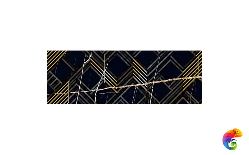 Декор 24,2*70 ROYAL NERO ORO