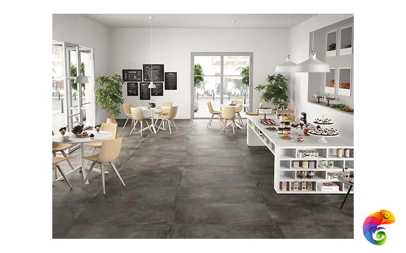 M.C.Jasper silver MT 100x100 Rect.