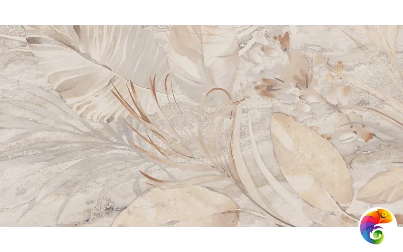 Pav. Decorado lily soft ivory 60x120