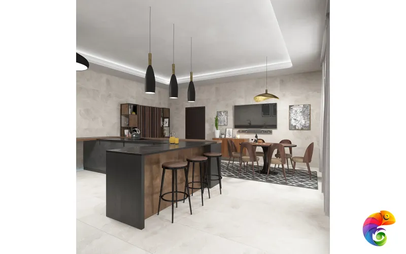 Керамогранит CEMENT WHITE 60x120 Mat