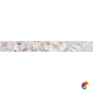 Бордюр 63*7.5 DELICATO BOUQUET PERLA