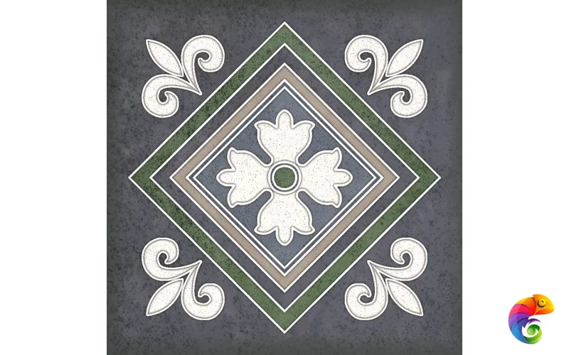 Плитка SMALTO DECOR 2 BLU 15*15