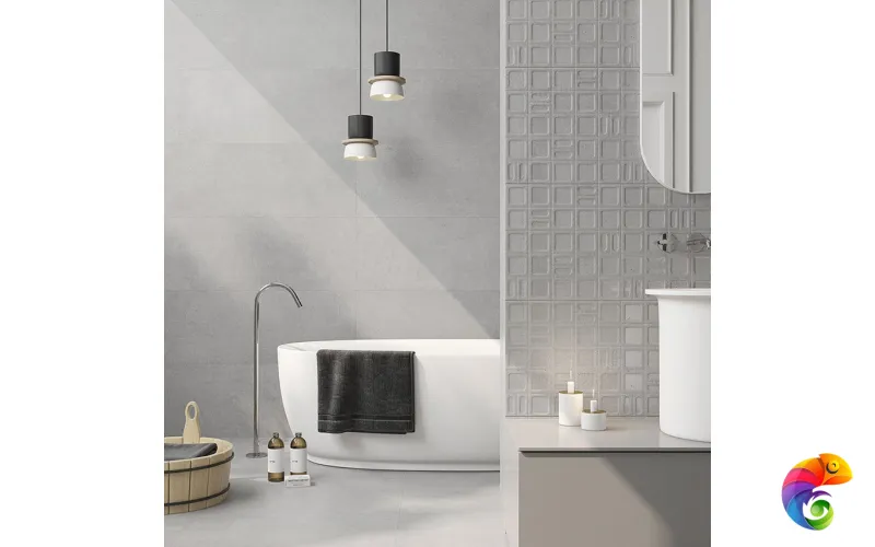 Rev. Gravel square cream 40x120