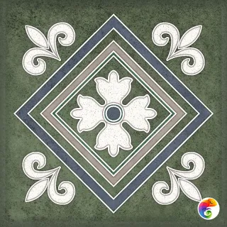 Плитка SMALTO DECOR 2 VERDE 15*15