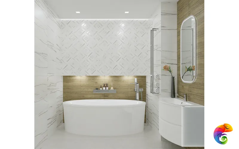 Плитка 31,5*63 ROSSO VENATO GEOMETRIA 52,47кв.м 1с