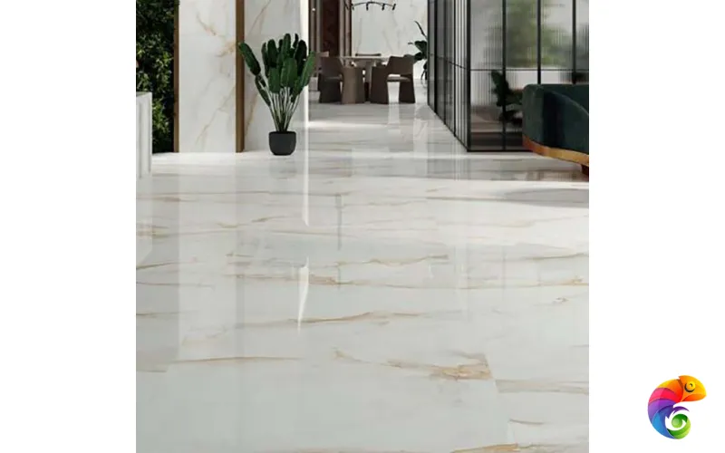 P.E. Pul. Camile gold rect. 120x120