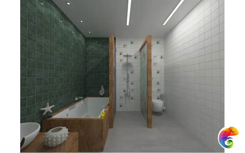 Плитка SMALTO DECOR 3 BLU 15*15