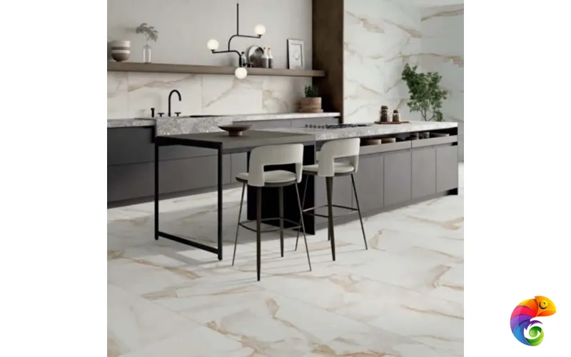 P.E. Pul. Camile gold rect. 120x120