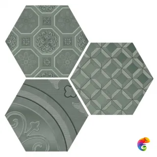 Dec. Vodevil grey 3 pz/ 3шт/комп.