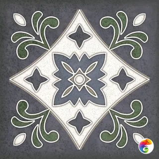 Плитка SMALTO DECOR 3 BLU 15*15