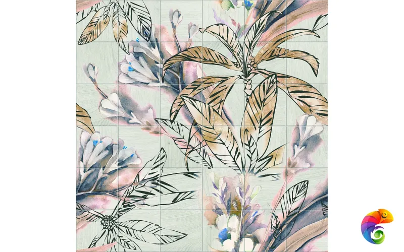 Mural AUTUMN LEAVES (brown)