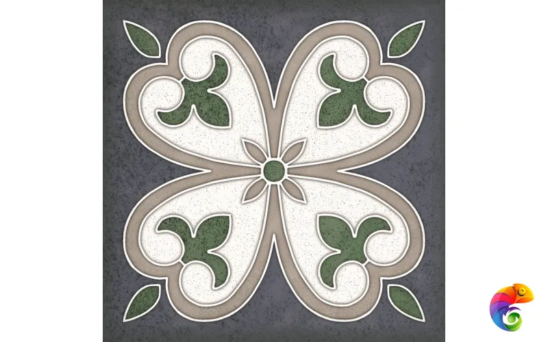 Плитка SMALTO DECOR 4  BLU 15*15