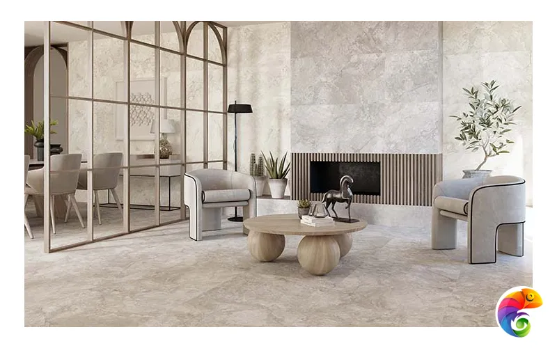 P.E. Stream grey MT 75X75 RECT.