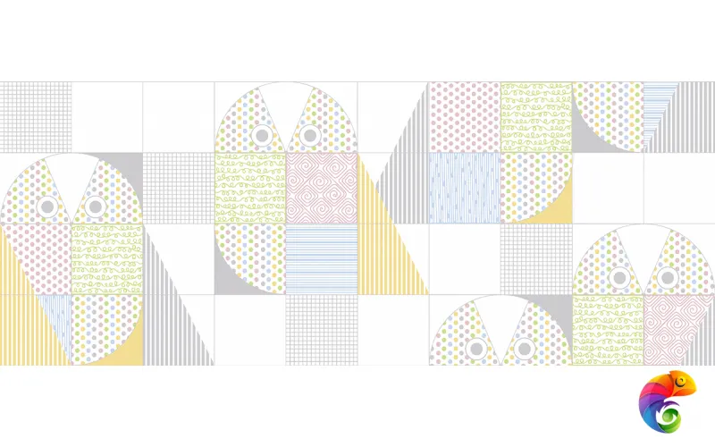 Плитка 20,1*50,5 ПАЛИТРА ДЕКОР БУКЛЯ 77,76 кв.м 1с