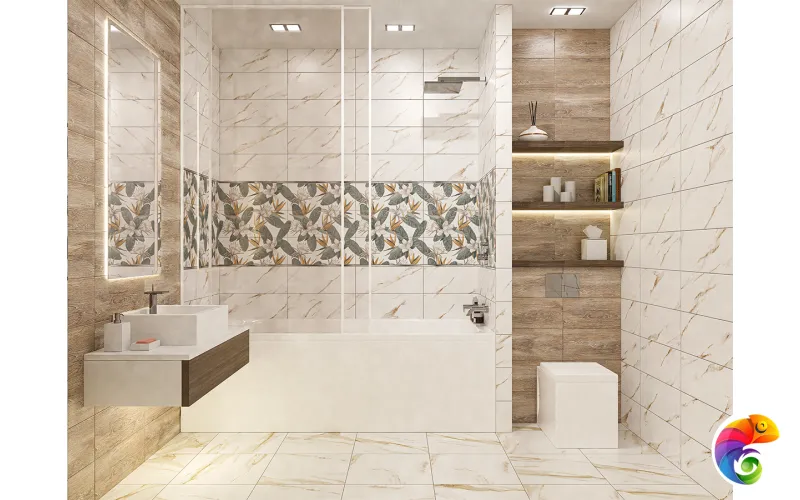 Плитка 42*42  CALACATTA ROYAL 63,96 кв.м 1с