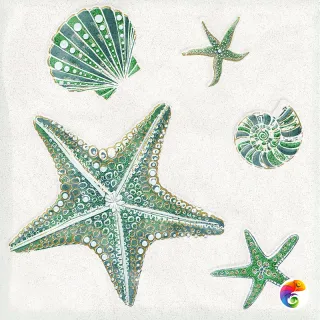 Декор SMALTO MARE 1 BIANCO 15*15