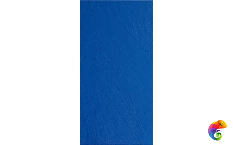 Плитка керамогранит Моноколор UF025 Насыщенно-синий рельеф 120x60