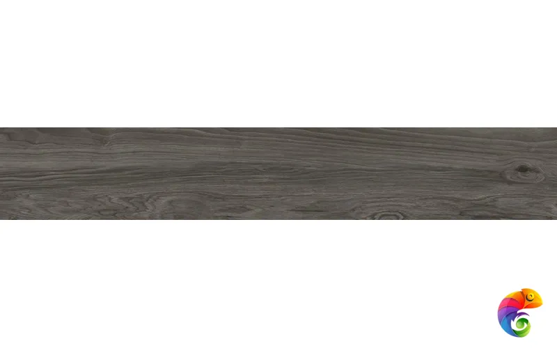 Плитка керамогранит LucidWood Темно-серый матовый 120x20