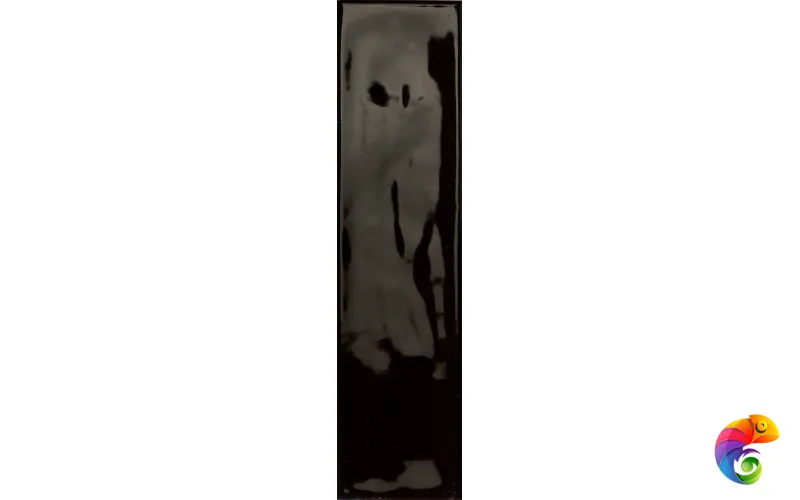 Плитка керамическая Mayolica Negro глянцевый 30x7.5