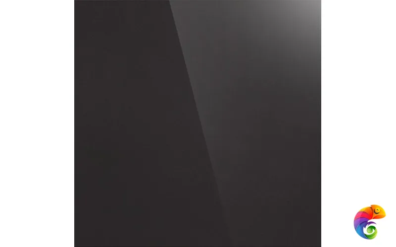 Плитка керамогранит Моноколор UF019 Насыщенно-черный полированный 60x60