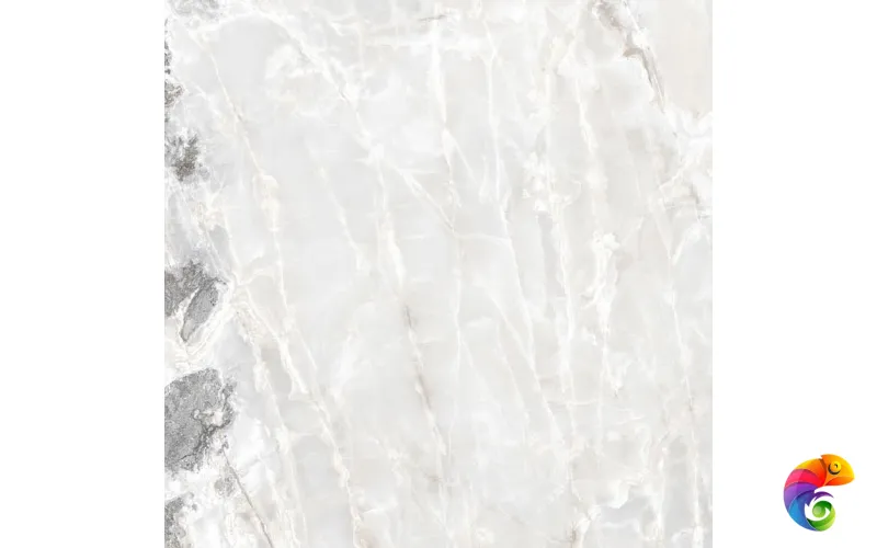 ONYX&MORE WHITE BLEND SATIN 6MM 80x80 RET