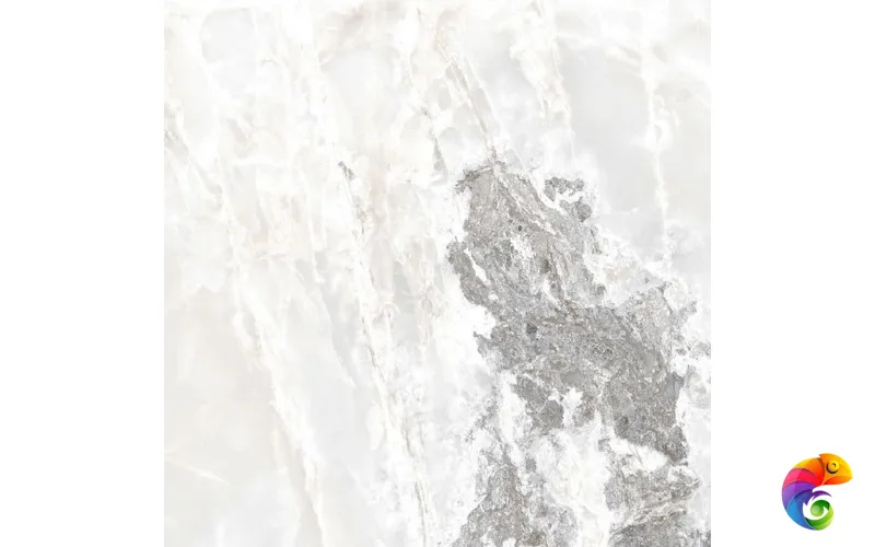 ONYX&MORE WHITE BLEND SATIN 6MM 80x80 RET