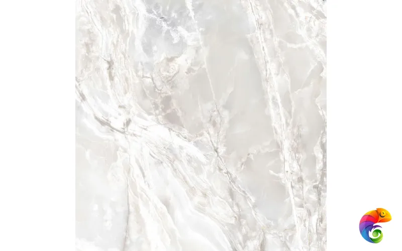 ONYX&MORE WHITE BLEND SATIN 6MM 80x80 RET