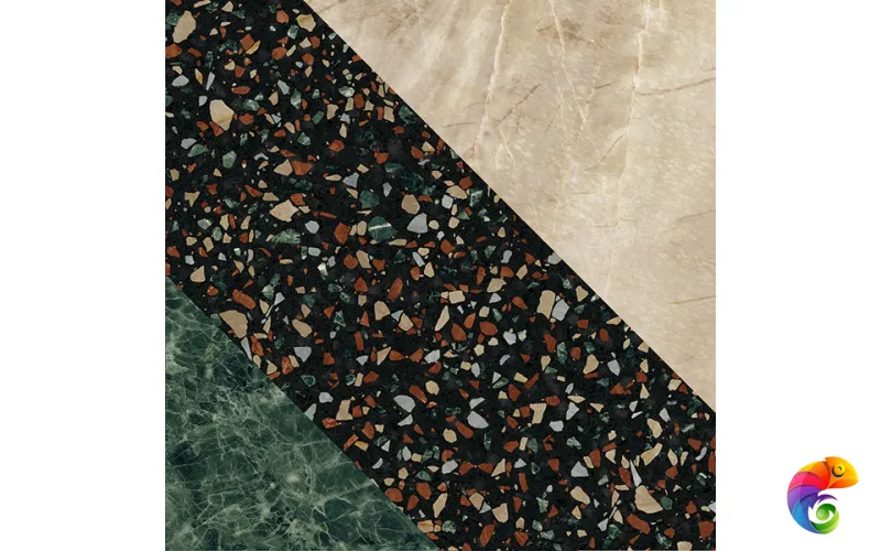 PLAY MARBLE BLACK  20x20