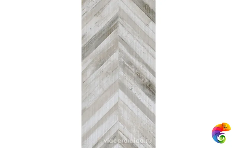 Rafters White Chevron Rett. 60x120