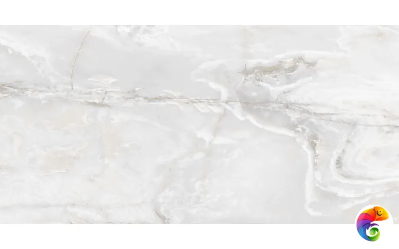 ONYX&MORE WHITE ONYX GLO 6MM R  60x120