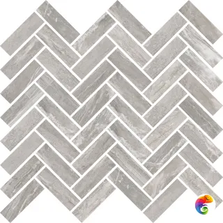 Мозаика SENSI MOS CHEVRON ARABESQUE SILVER	30X30