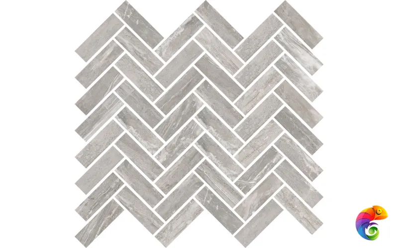 Мозаика SENSI MOS CHEVRON ARABESQUE SILVER	30X30