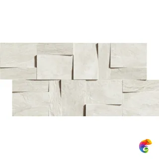 ARDOISE BLANC MOD.MURETTO 3D 30X30