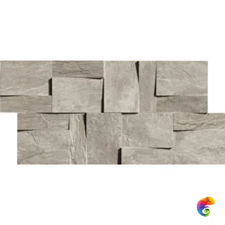 ARDOISE GRIS MOD.MURETTO 3D 30x30