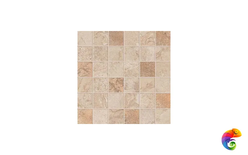 Мозаика ALPES RAW MOS.QUADR.GLAM SAND	30X30