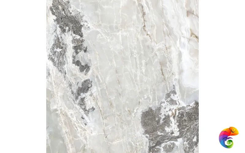 ONYX&MORE SILVER BLEND SATIN 6MM R 160X160