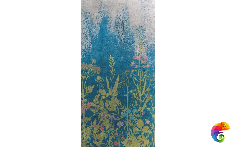 W&S D+ BOTANICAL BLUE B  160X320