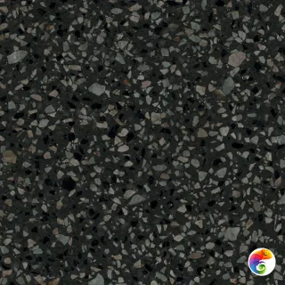 PLAY DOTS BLACK 20x20