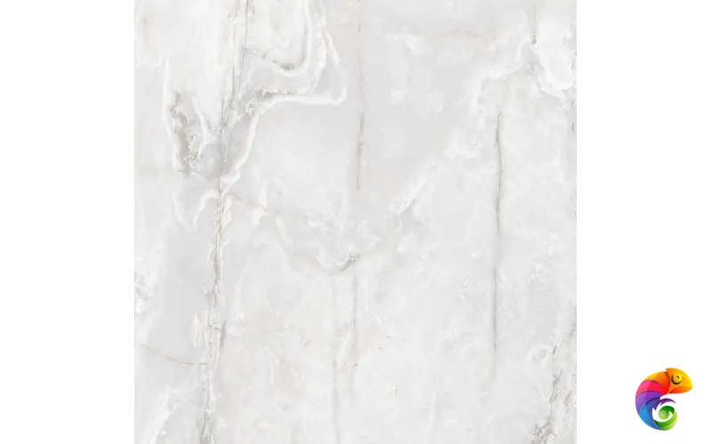 ONYX&MORE WHITE ONYX SATIN 6MM R 120x120