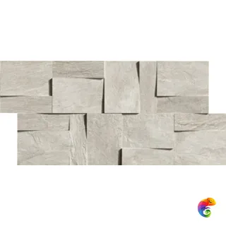 ARDOISE PLOMB MOD.MURETTO 3D 30x30