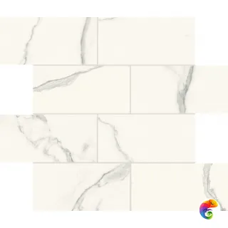 Мозаика I CLASSICI STATUARIO 7,5x15 6MM MUR.SOFT