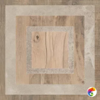 Керамический гранит UNIKA GAME ECRU RETT  60X60