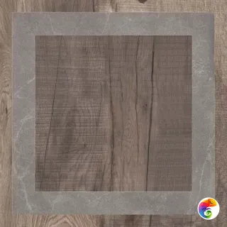 Керамический гранит  UNIKA GAME SMOKE RETT  60X60