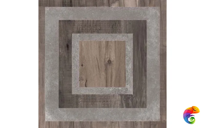 Керамический гранит  UNIKA GAME SMOKE RETT  60X60