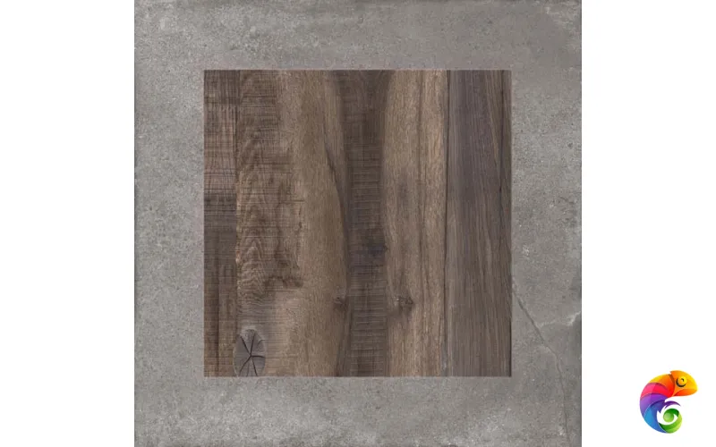 Керамический гранит  UNIKA GAME SMOKE RETT  60X60